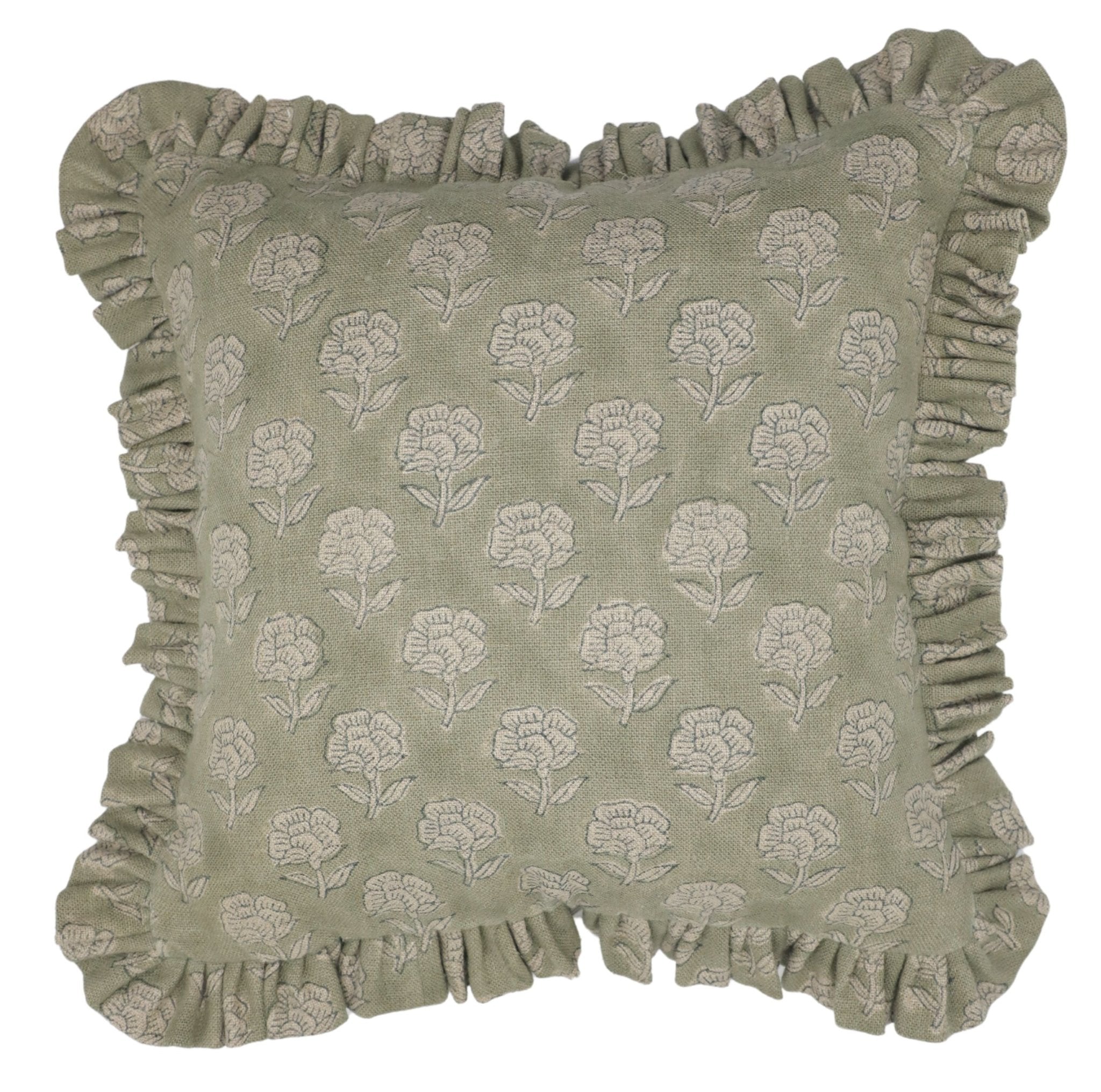 ROHINI - Ruffle Pillow Cover - FABDIVINE LLCROHINI - Ruffle Pillow CoverTL Frill Pillow CoverFABDIVINE LLC