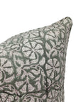 Throw Pillow Cover –Designer Collection of Hand Block Print Thick Linen- RUDRAKSHA - Fabdivine