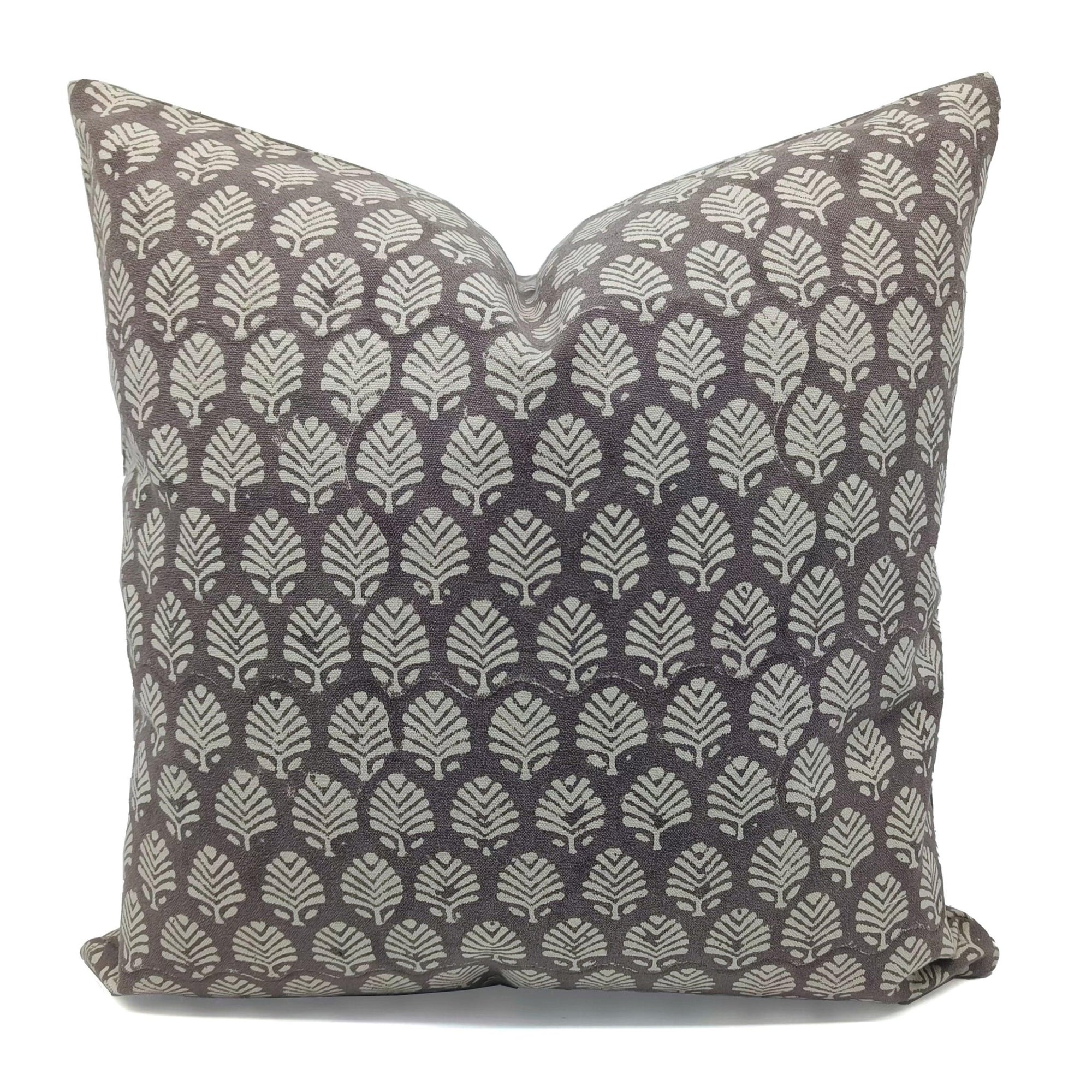 Square/Lumber block print pillow cover- thick cotton- SANGMARMAR JAAL - Fabdivine