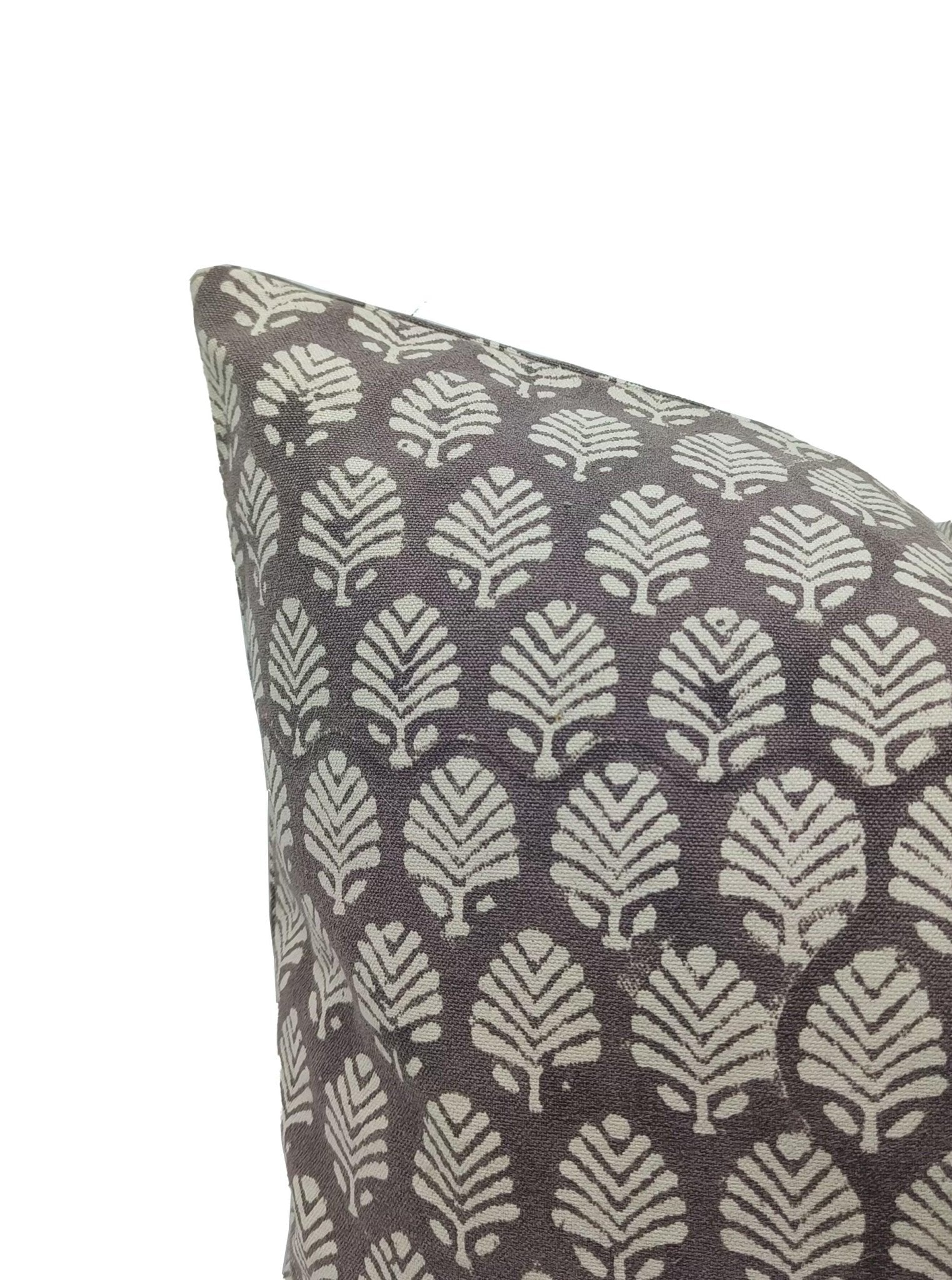 Square/Lumber block print pillow cover- thick cotton- SANGMARMAR JAAL - Fabdivine