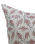 Block print Pillow cover for sofa, couch or bed- Linen Blend- SHATKON - Fabdivine