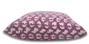 Block print Pillow cover for sofa, couch or bed- thick cotton- SUPERSTAR - Fabdivine