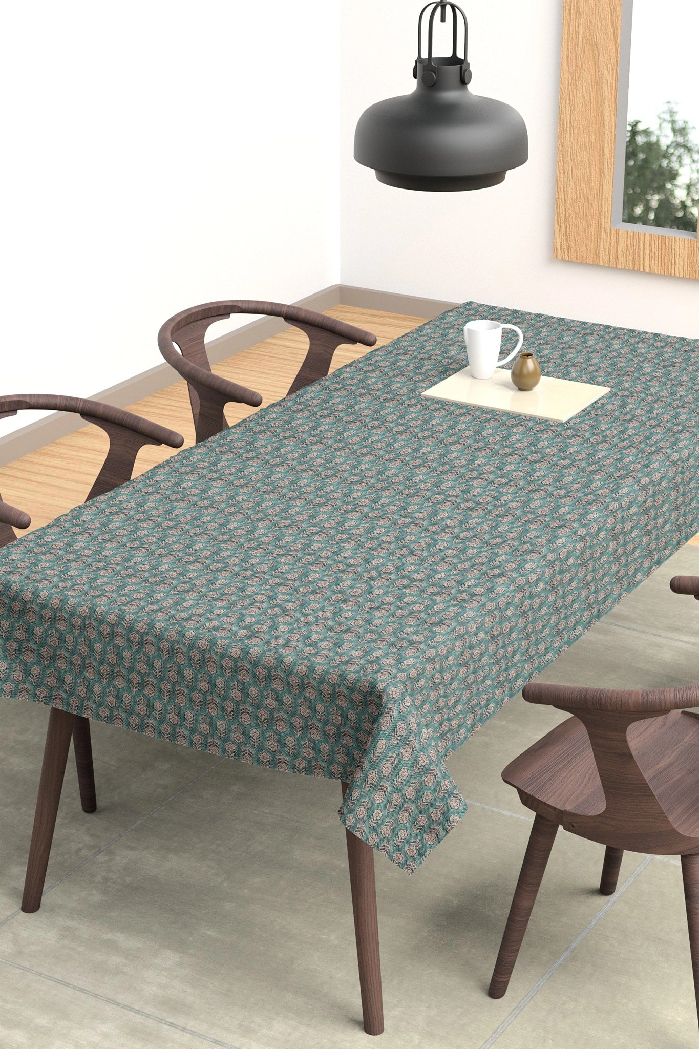 TULSI BUTI TABLE CLOTH - Fabdivine