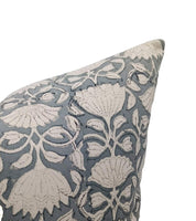 Hand Block Print thick cotton designer pillow cover- ULTA KAMAL - Fabdivine